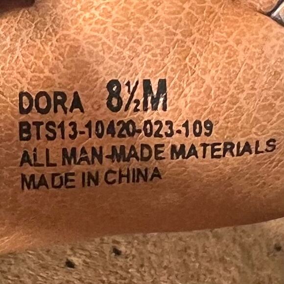 Yuu Womens Dora Gladiator Wedge Sandals Black Size 8.5M - Picture 4 of 14